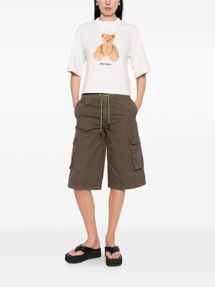 Palm Angels T-shirt in cotone Bear, view 3