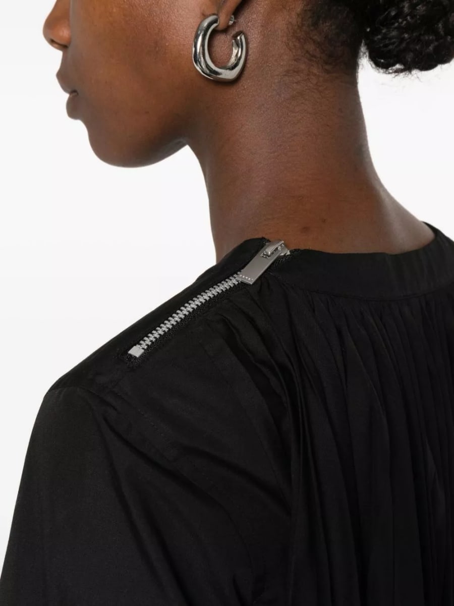 Sacai Abito mini in cotone, view 4