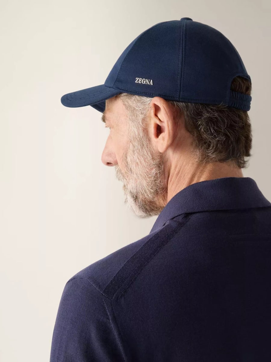 Zegna Cappello con ricamo, view 4