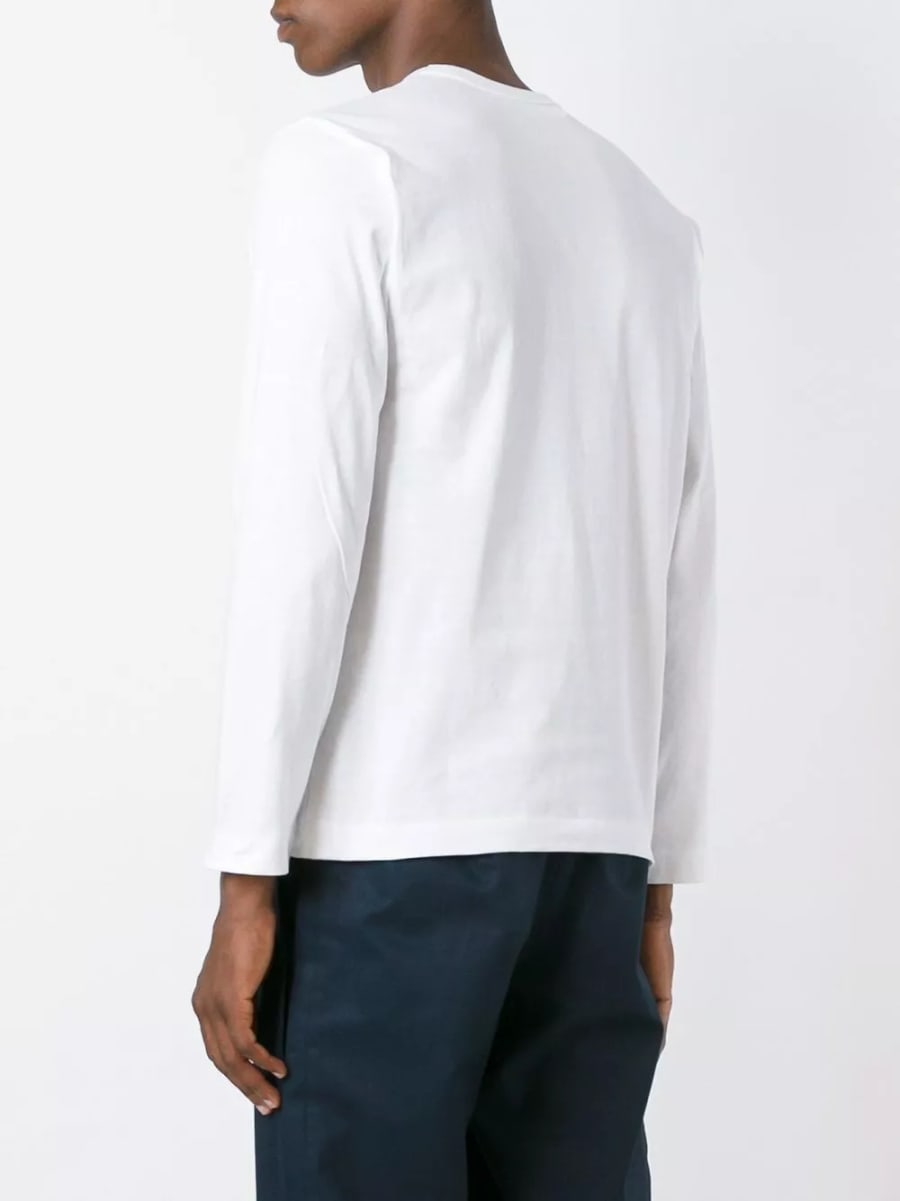 Comme des garçons play T-shirt in cotone, view 4