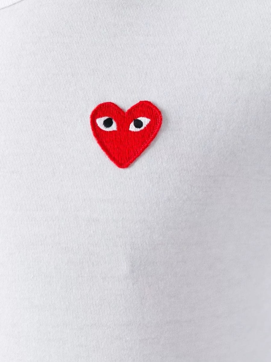 Comme des garçons play T-shirt in cotone, view 5