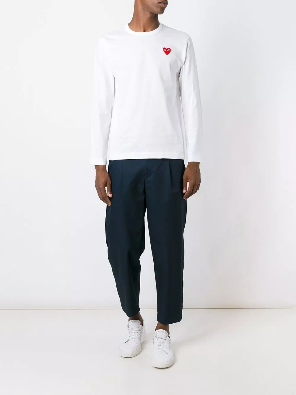 Comme des garçons play T-shirt in cotone, view 2