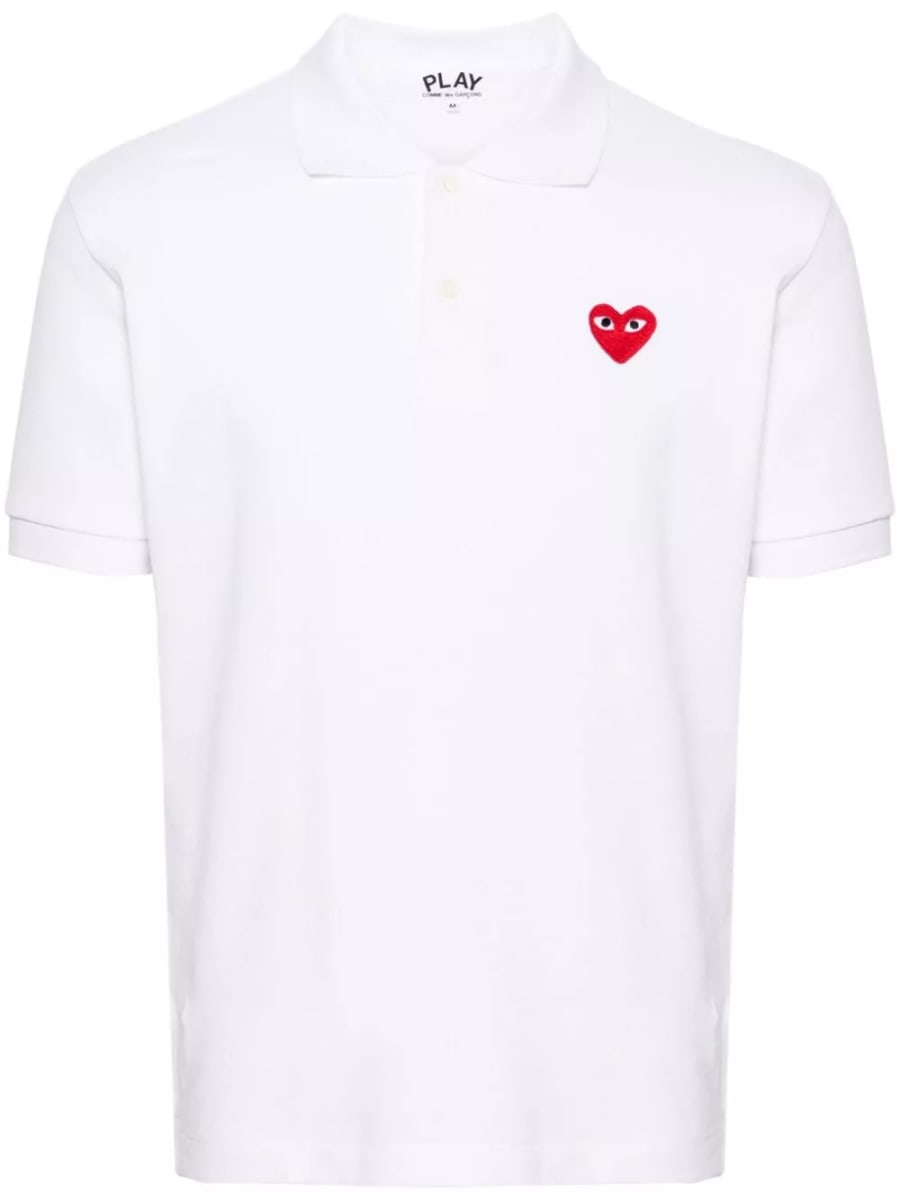 Comme des garçons play la polo in cotone
