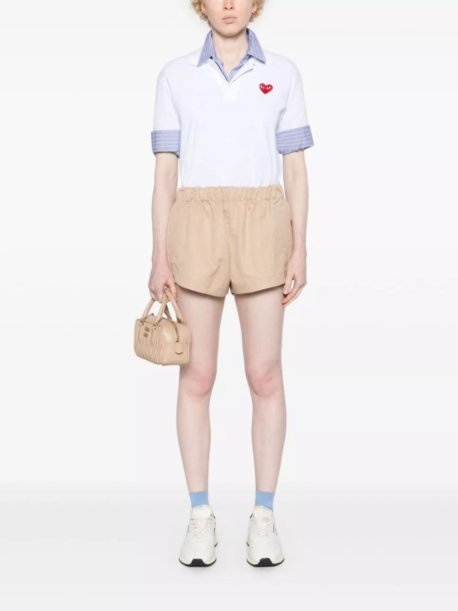 Comme des garçons play la polo in cotone, view 4