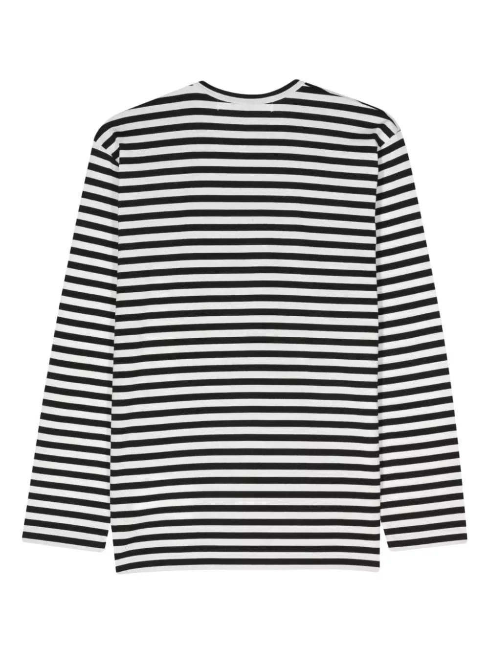 Comme des garçons play T-shirt a righe Red Heart, view 2