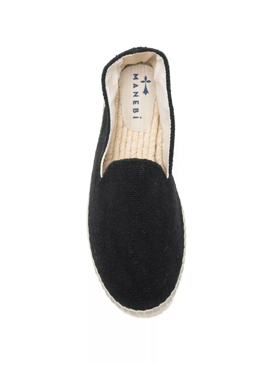 Manebi Espadrillas Piatte Coarse, view 4