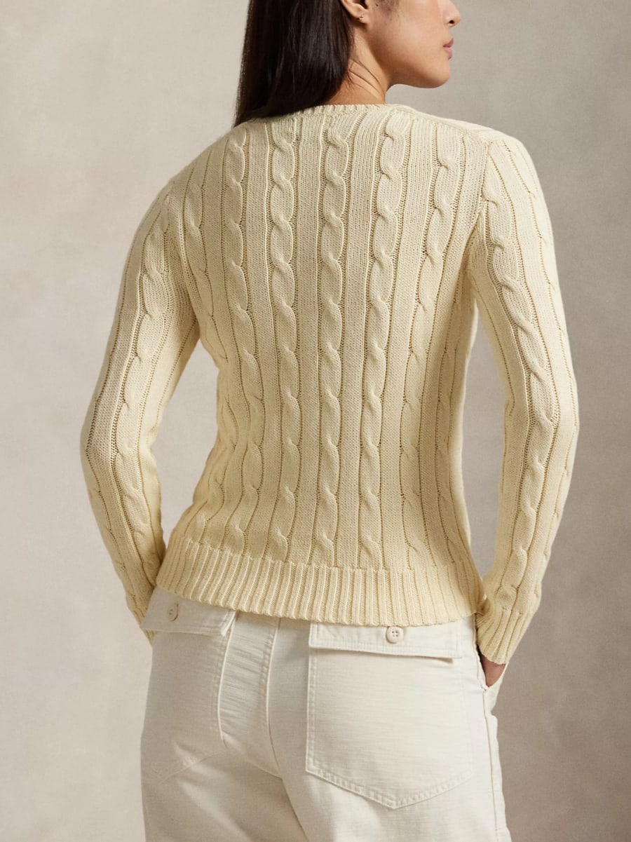Polo Ralph Lauren Maglione girocollo con logo, view 3