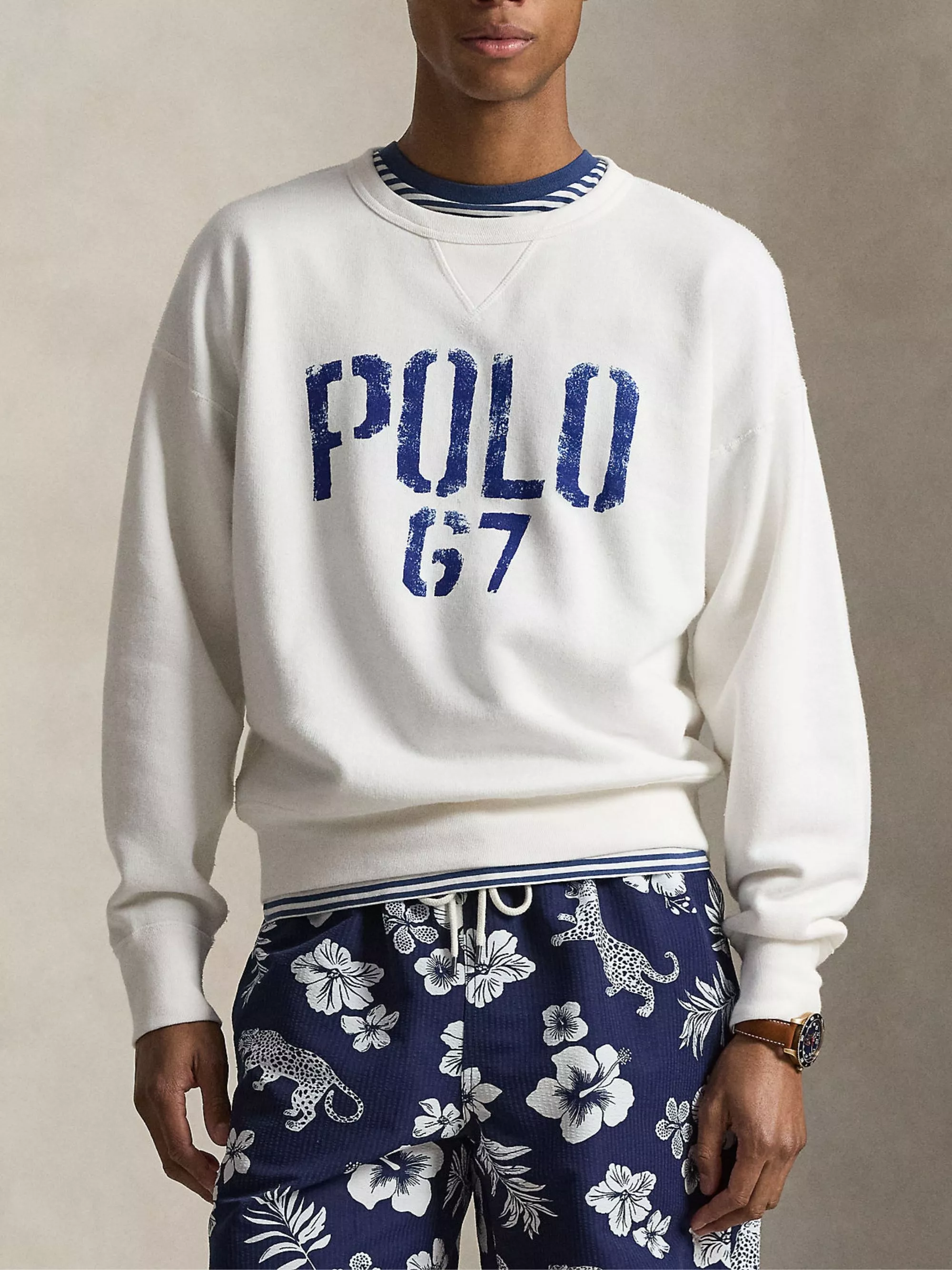 Polo Ralph Lauren Maglione in Fleece Vintage, view 2