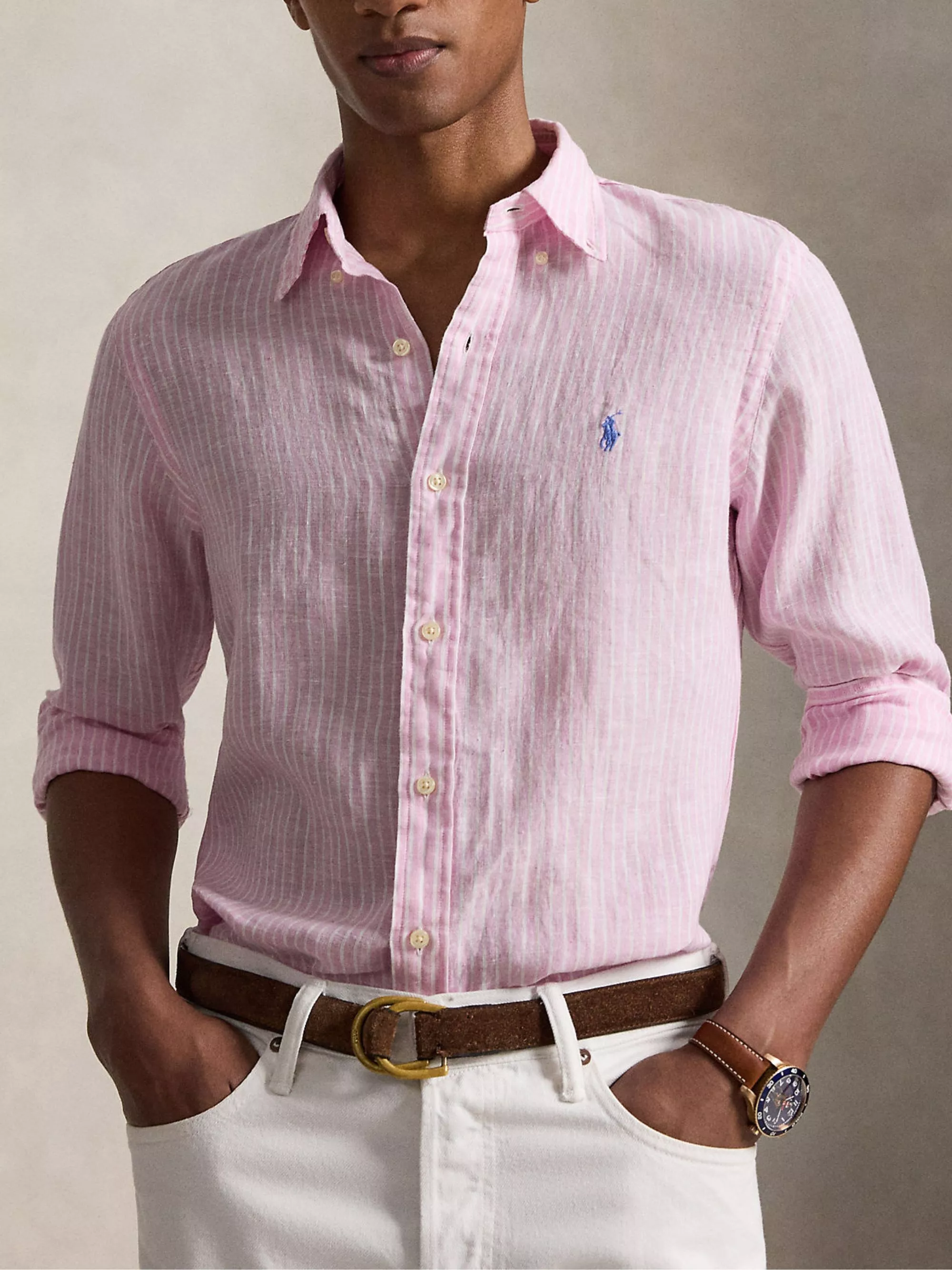 Polo Ralph Lauren Camicia in lino, view 2