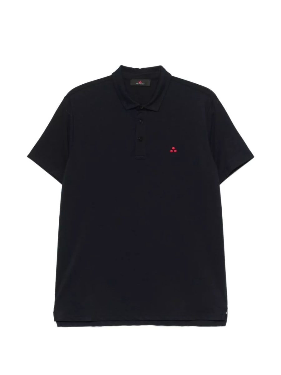 Peuterey la polo in cotone, view 4