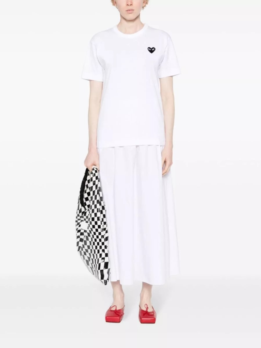 Comme des garçons play T-shirt in cotone, view 5
