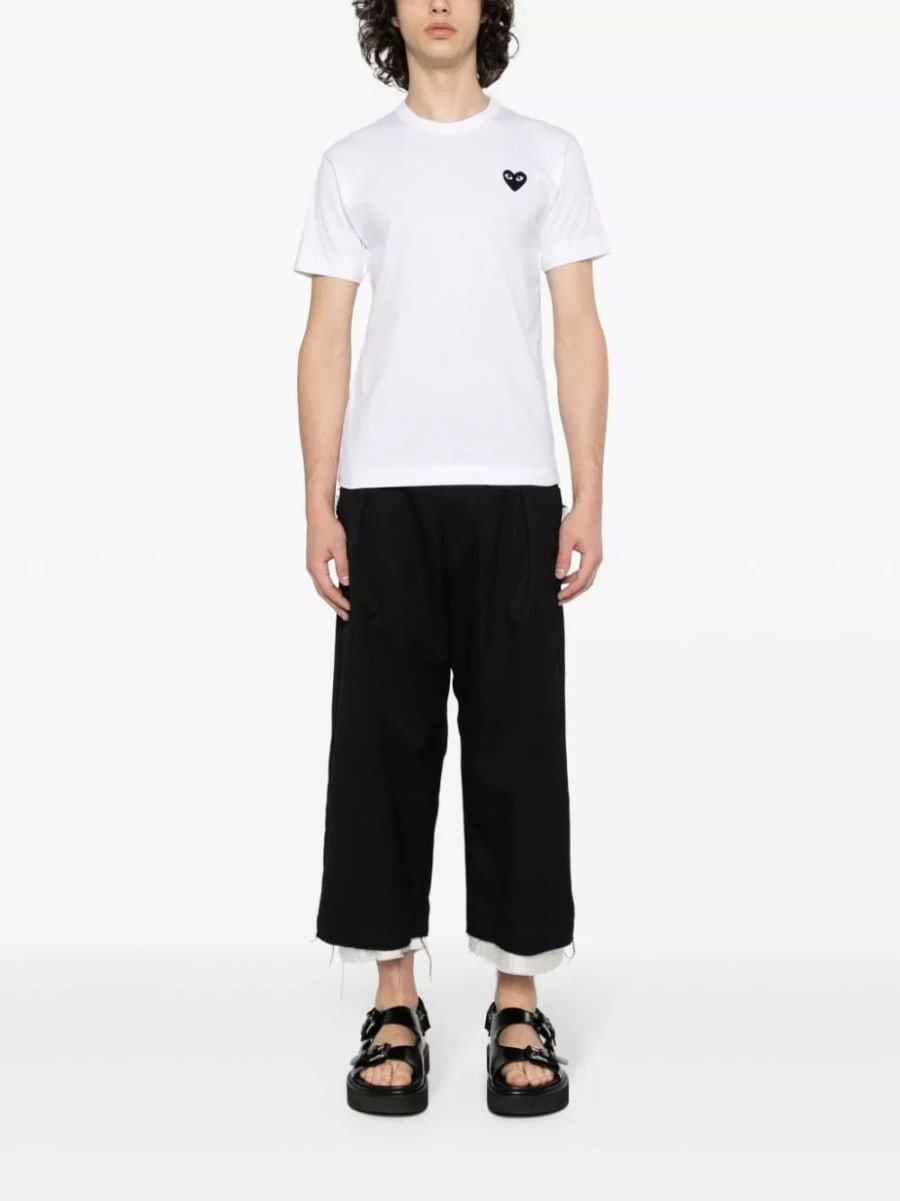 Comme des garçons play T-shirt in cotone, view 6