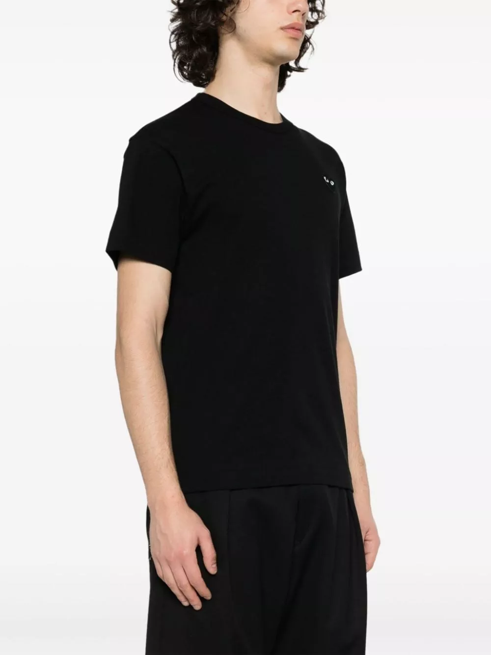 Comme des garçons play T-shirt in cotone, view 2