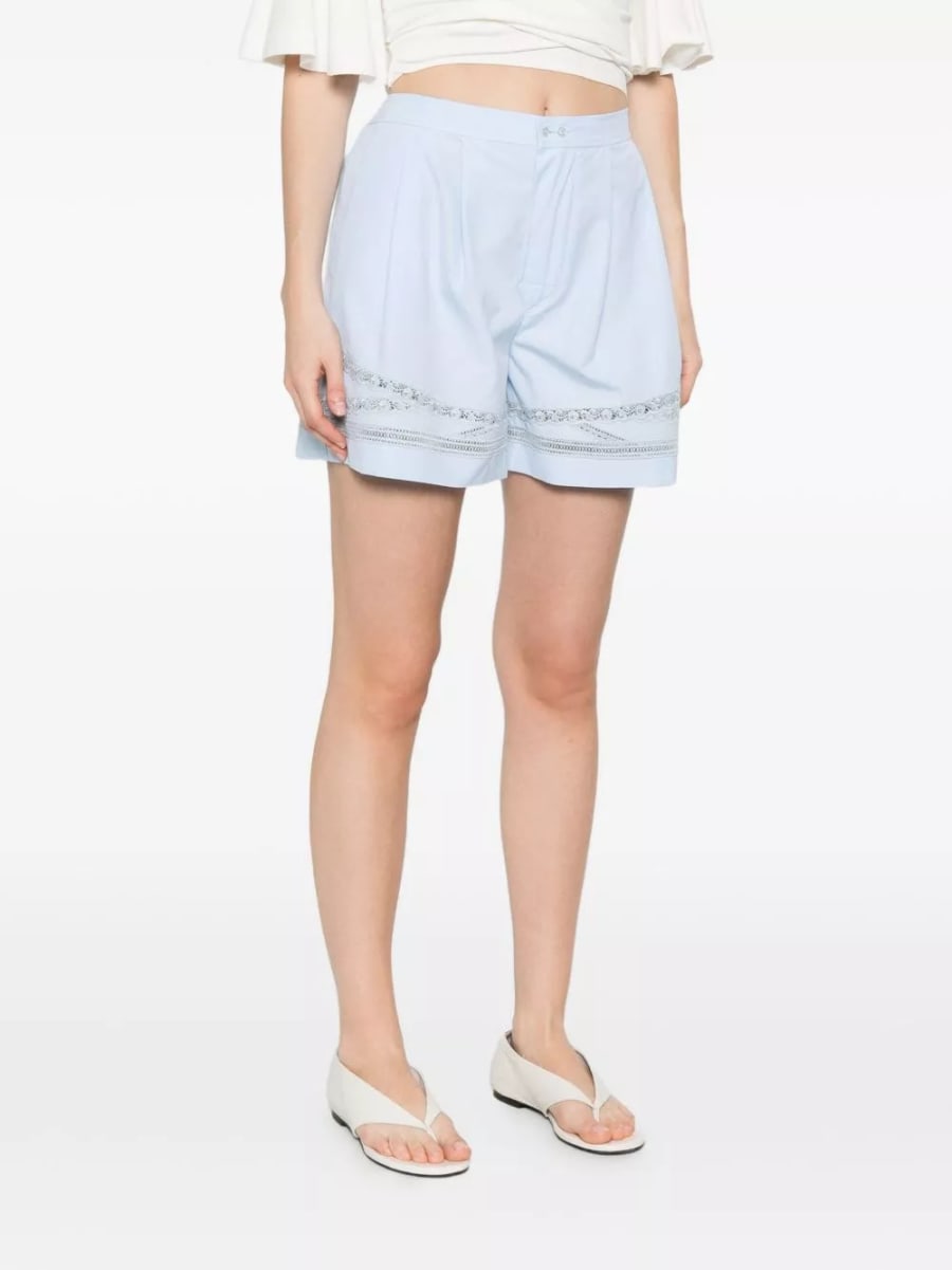 Ermanno scervino Shorts in cotone, view 3