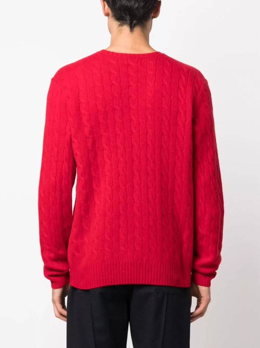 Polo Ralph Lauren Maglione girocollo con logo, view 4