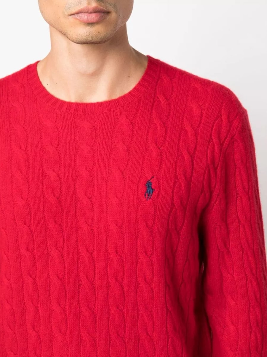 Polo Ralph Lauren Maglione girocollo con logo, view 5