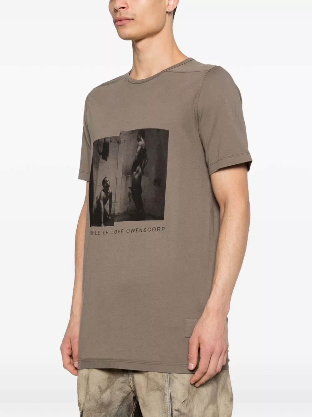 Rick Owens DRKSHDW T-shirt Stampata, view 2