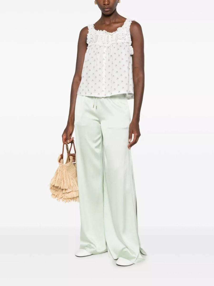 Alice+olivia Pantaloni a gamba larga Kenley, view 5
