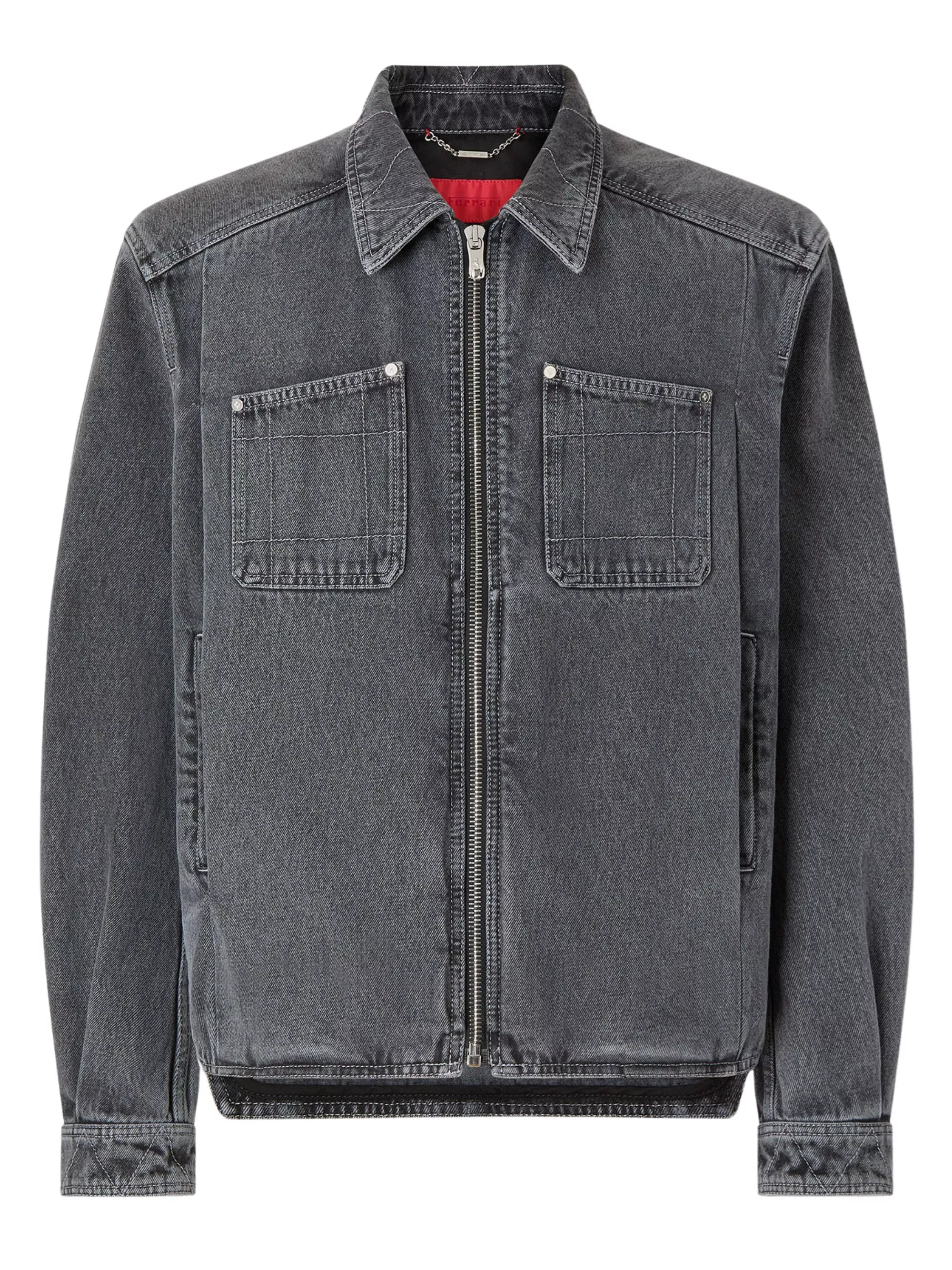 Ferrari Giacca in Denim di Cotone