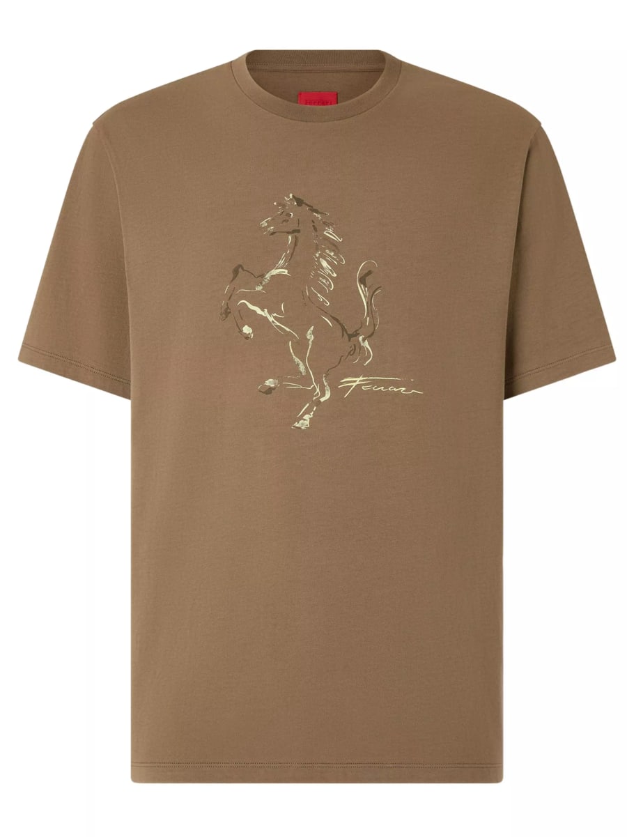 Ferrari T-shirt in cotone