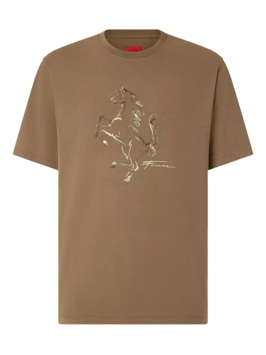 Ferrari T-shirt in cotone, view 6