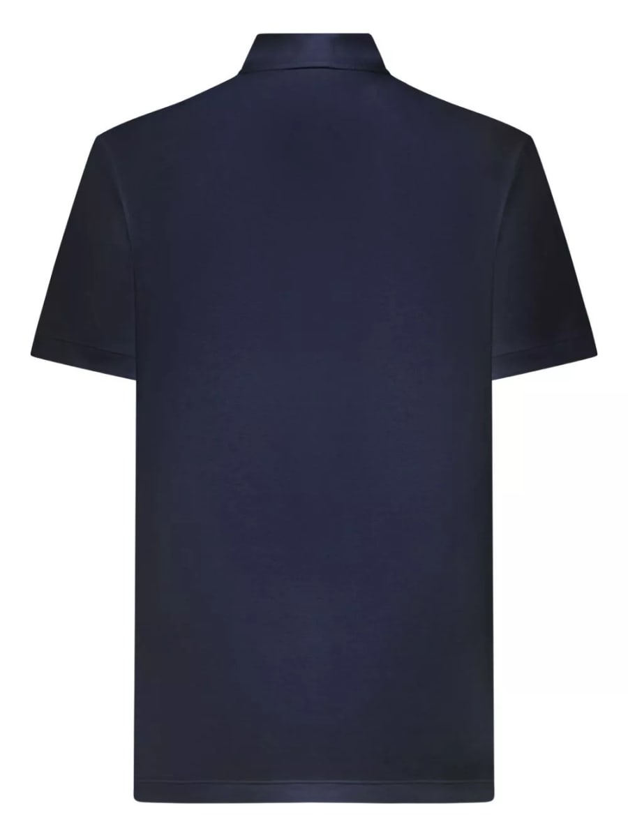 Giorgio Armani Polo in cotone Interlock, view 2