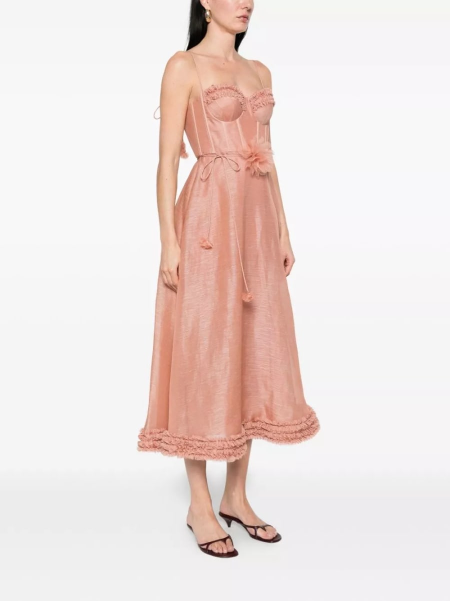Zimmermann Abito midi Luna, view 2