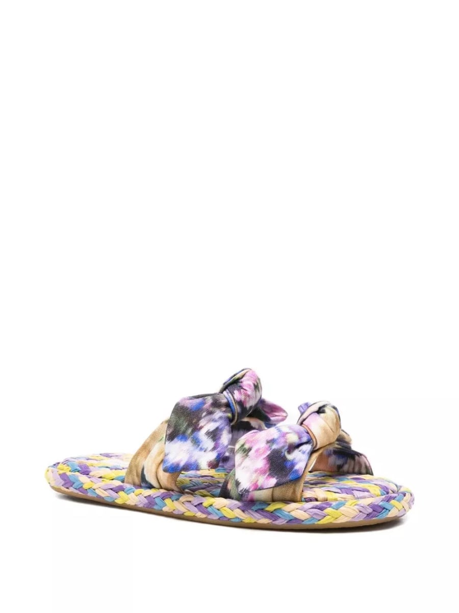 Zimmermann Sandali flat in lino Carousel, view 4