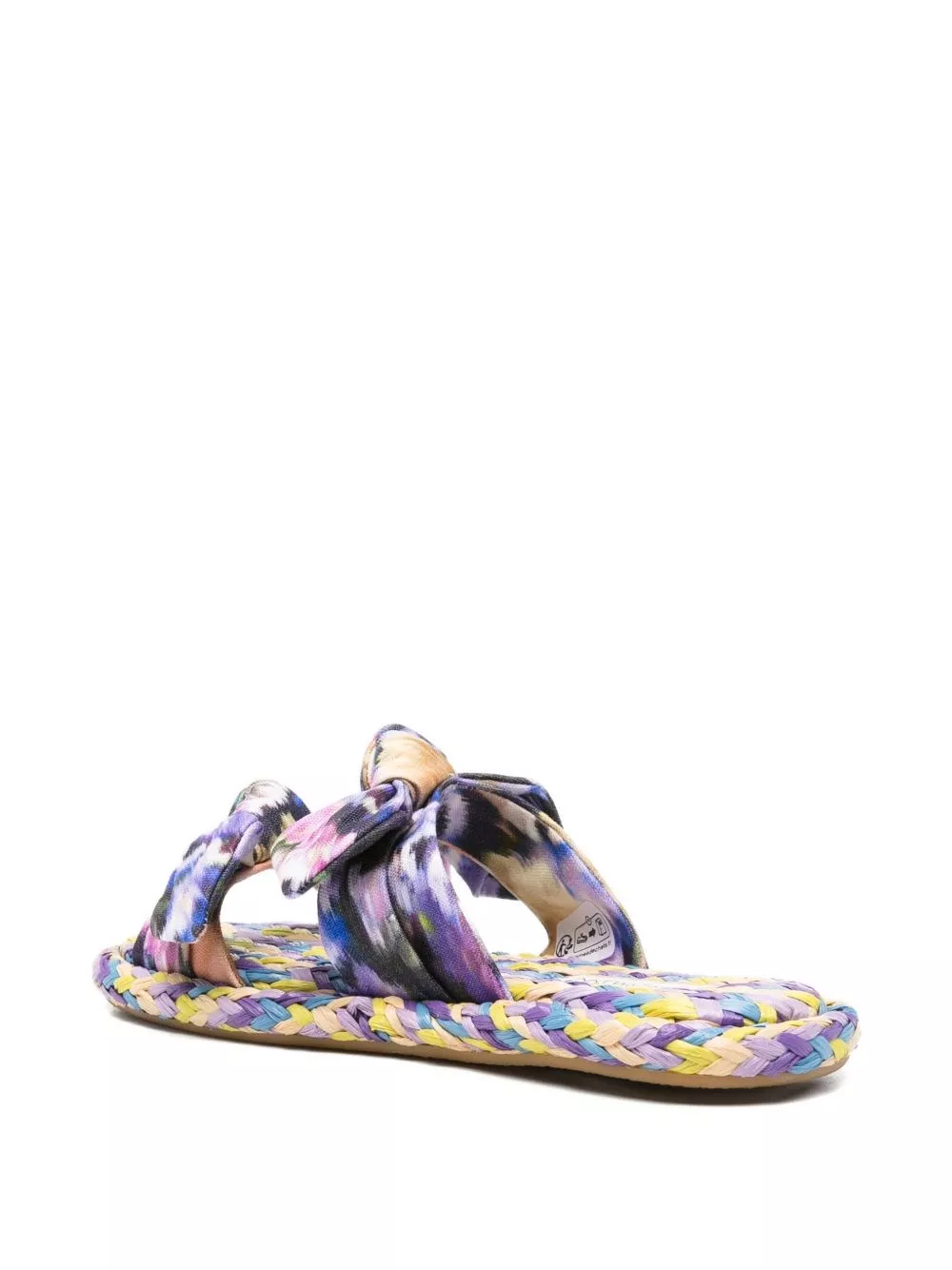 Zimmermann Sandali flat in lino Carousel, view 2