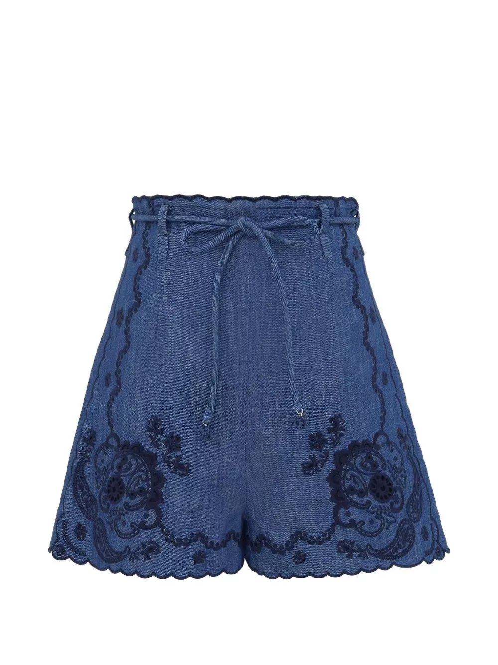 Zimmermann Shorts in denim Aster