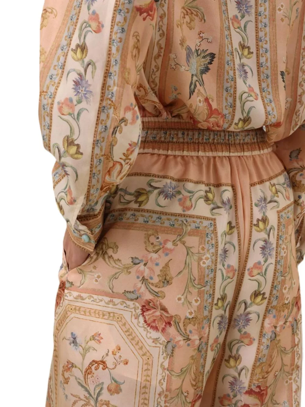Zimmermann Pantaloni in seta Roselight, view 2
