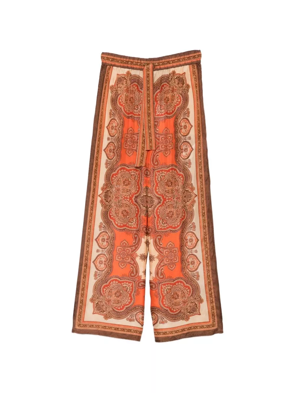 Zimmermann Pantaloni in seta stampata Mahon
