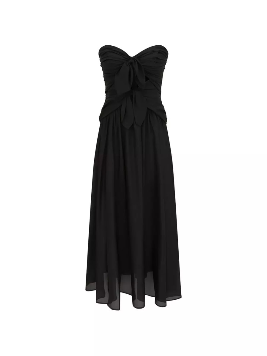 Zimmermann Abito midi in seta Aster