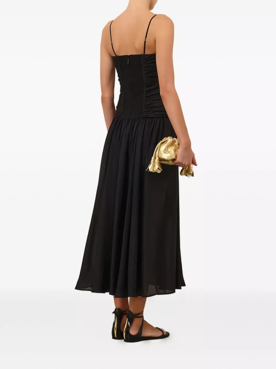 Zimmermann Abito midi in seta Aster, view 2
