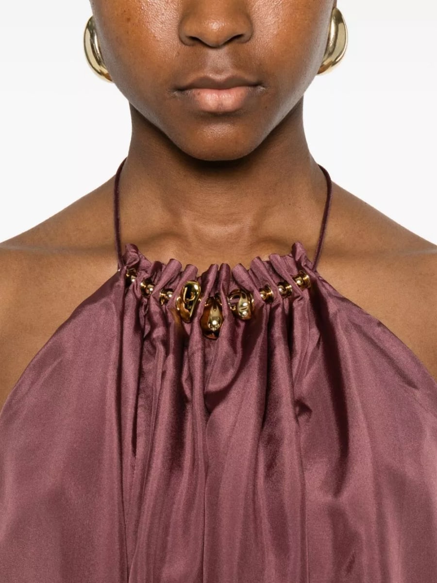 Zimmermann Top in seta Aster, view 3
