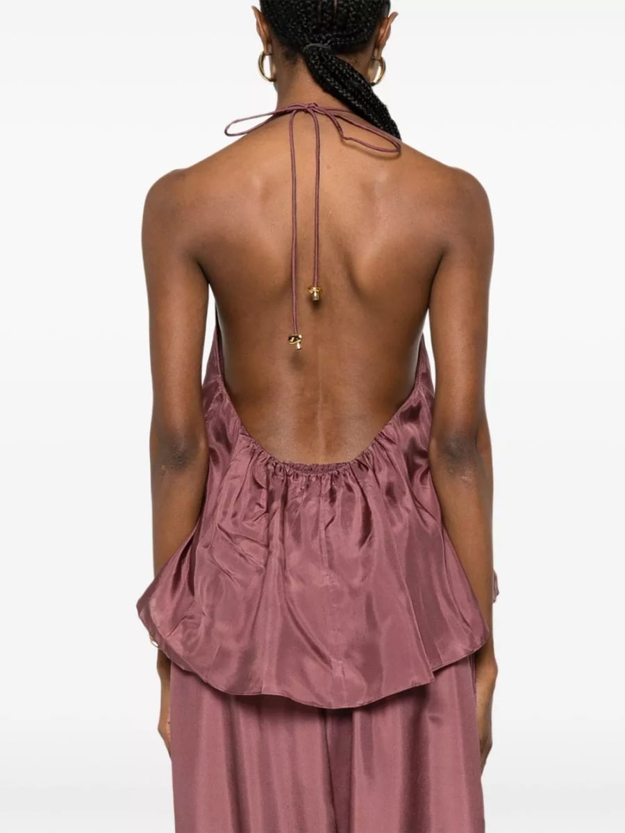 Zimmermann Top in seta Aster, view 5