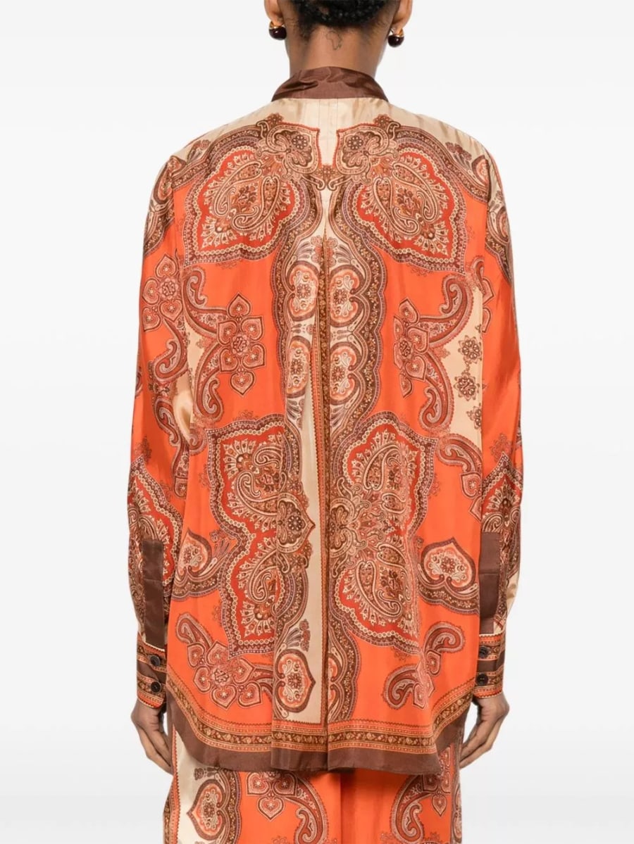 Zimmermann Camicia in seta Mahon, view 4