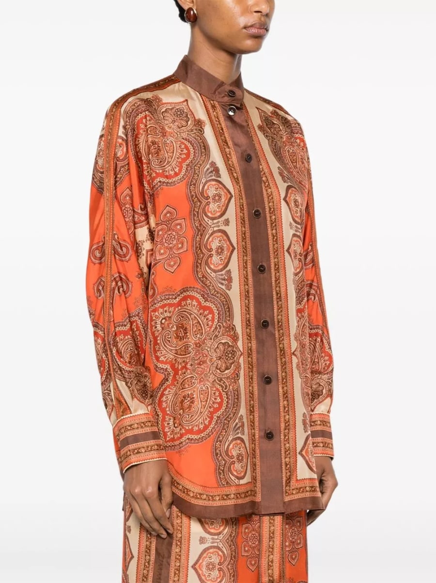 Zimmermann Camicia in seta Mahon, view 5