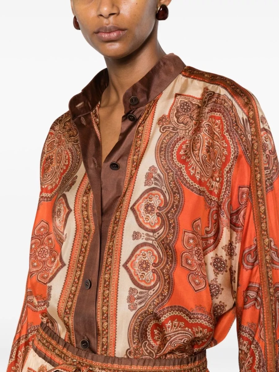 Zimmermann Camicia in seta Mahon, view 5