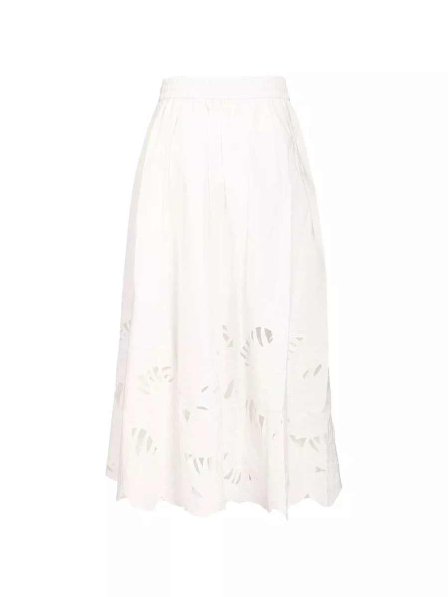 Zimmermann Gonna midi in cotone Mahon, view 4