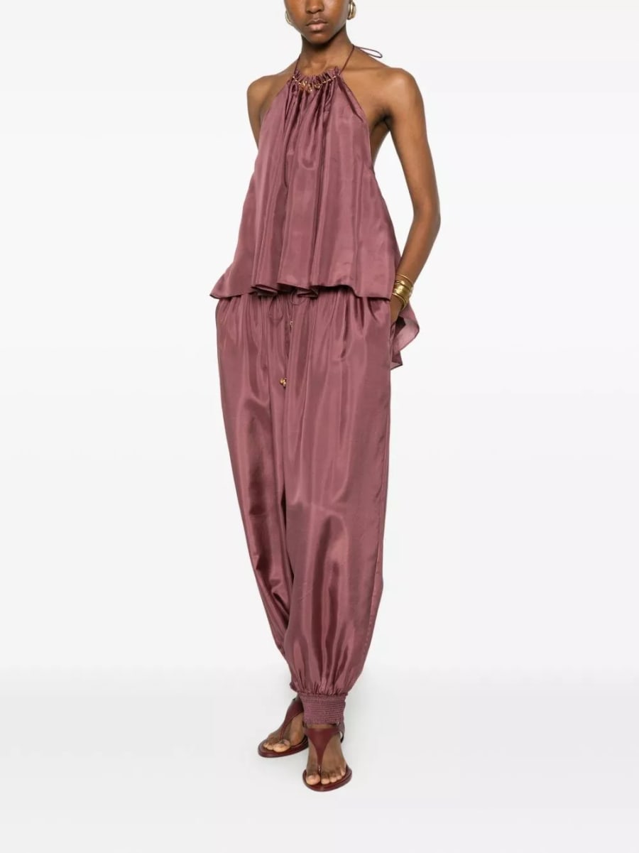 Zimmermann Top in seta Aster, view 4