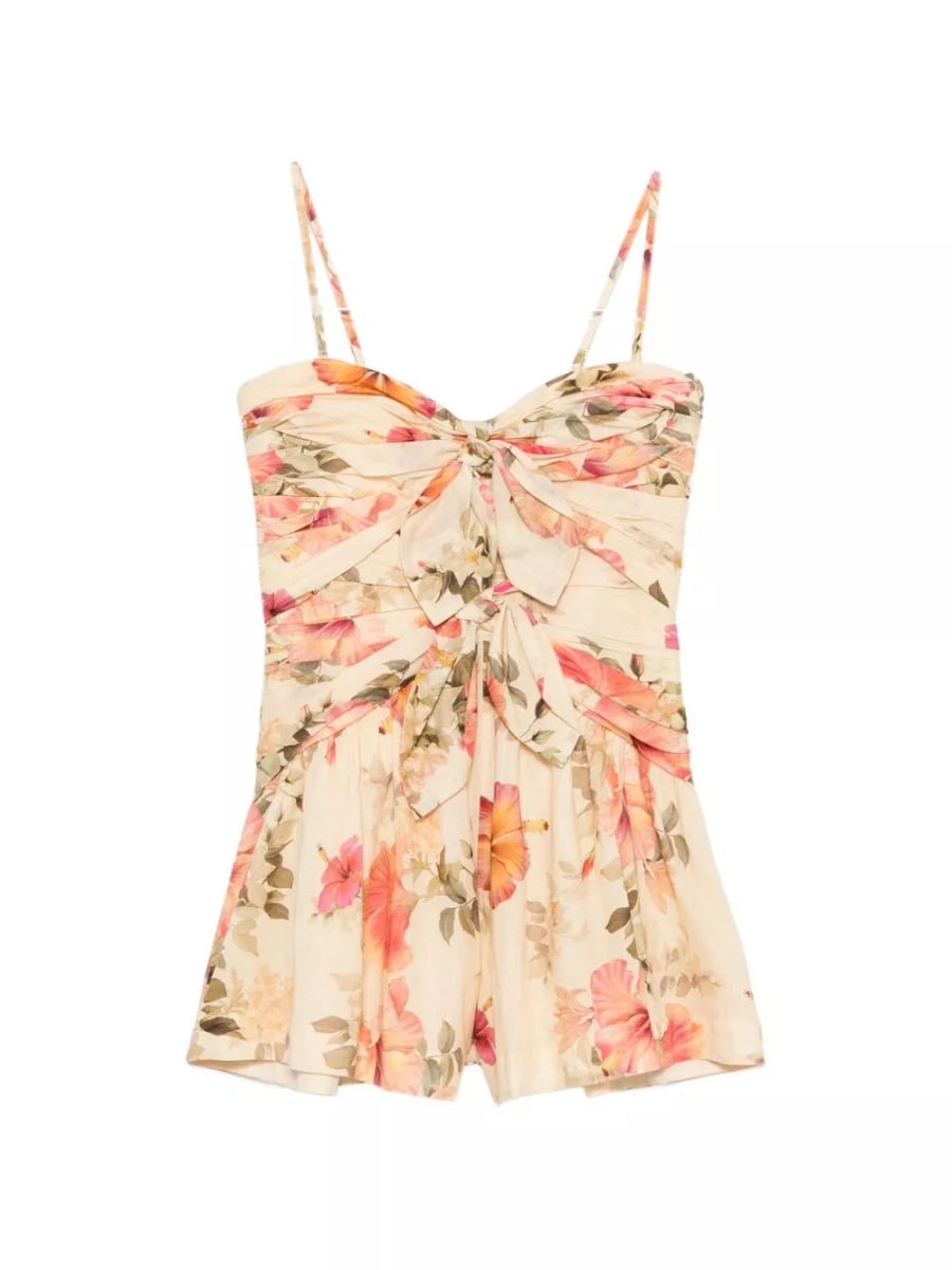 Zimmermann Mahon cotton playsuit