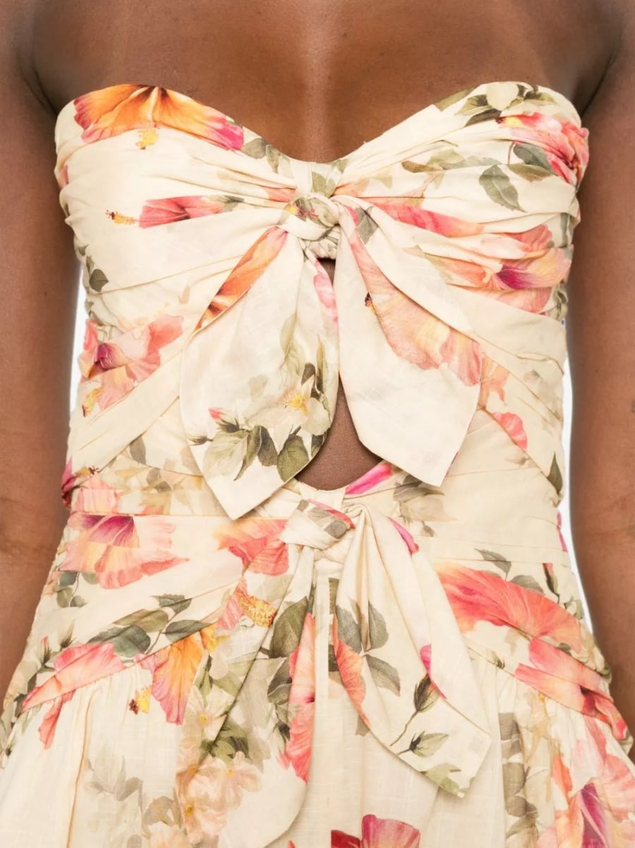 Zimmermann Mahon cotton playsuit, view 2