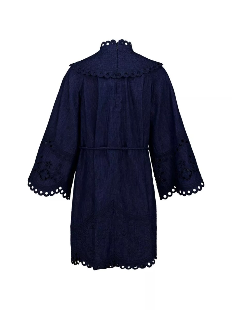 Zimmermann Abito mini in denim Mahon, view 4