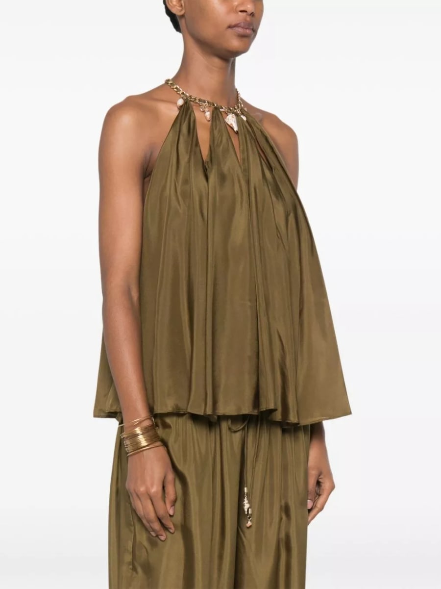 Zimmermann Top in seta Mahon, view 4