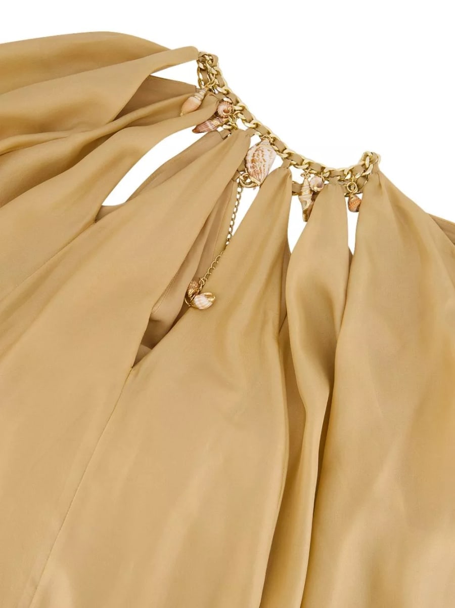 Zimmermann Abito maxi in seta Mahon, view 3