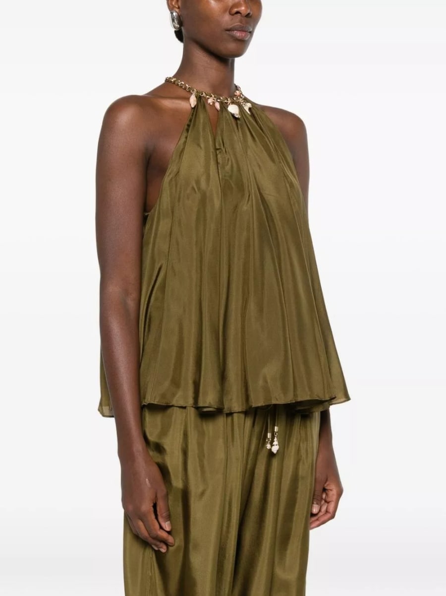 Zimmermann Top in seta Mahon, view 2