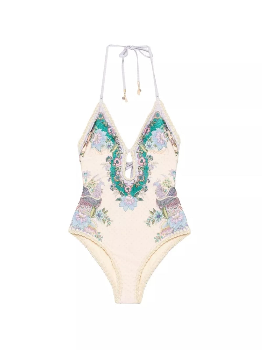 Zimmermann Costume da bagno Indra in crochet