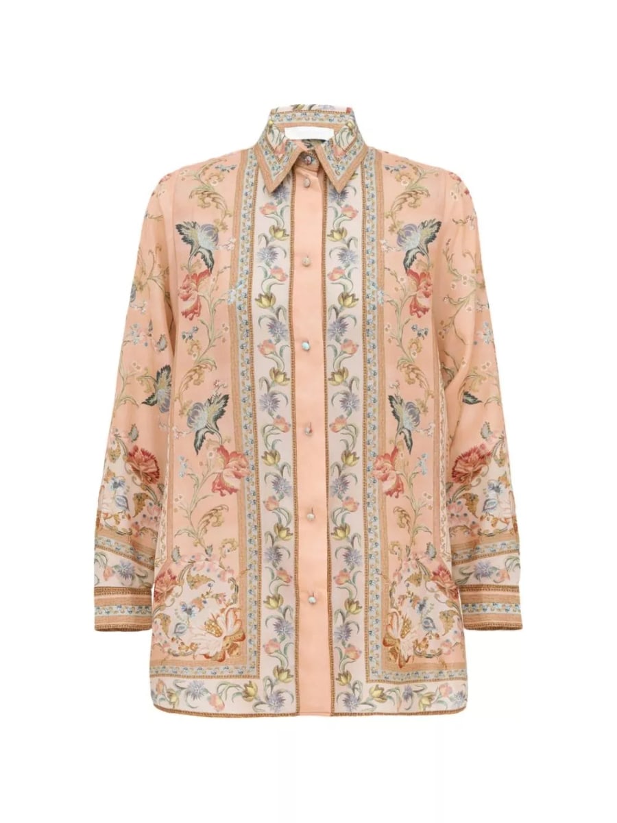 Zimmermann Camicia in seta Roselight