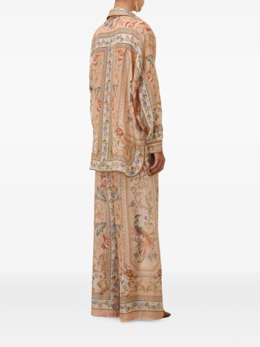 Zimmermann Camicia in seta Roselight, view 4